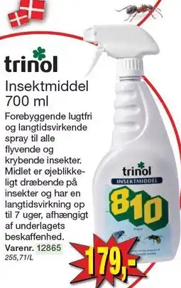 Harald Nyborg TRINOL Insektmiddel 700 ml tilbud