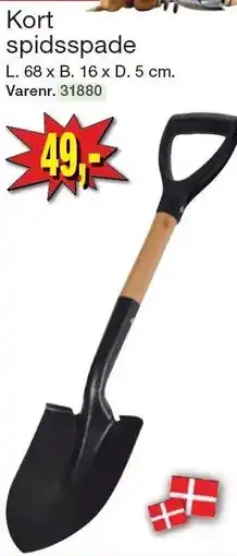 Kort spidsspade
