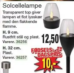 Harald Nyborg Solcellelampe tilbud
