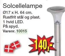Harald Nyborg Solcellelampe tilbud