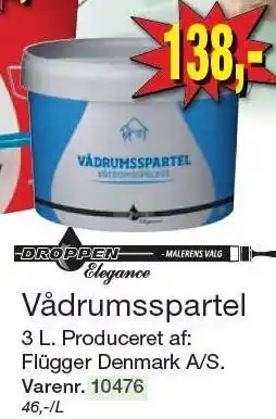 Harald Nyborg DROPPEN Vådrumsspartel tilbud