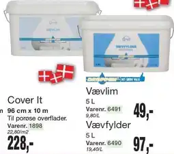 Harald Nyborg DROPPEN Cover It, Vævlim eller Vævfylder tilbud