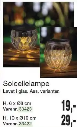 Harald Nyborg Solcellelampe tilbud