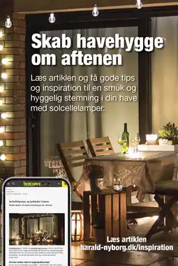 Harald Nyborg Skab havehygge om aftenen tilbud