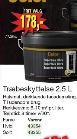 Harald Nyborg Træbeskyttelse 2,5 L tilbud