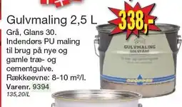 Harald Nyborg Gulvmaling 2,5 L tilbud