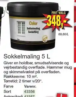 Harald Nyborg Sokkelmaling 5 L tilbud