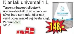 Harald Nyborg Klar lak universal 1 L tilbud