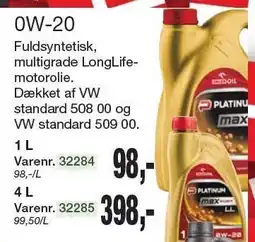 Harald Nyborg 0W-20 tilbud