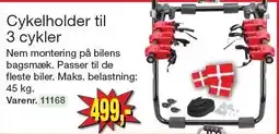 Harald Nyborg Cykelholder til 3 cykler tilbud
