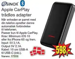 Harald Nyborg Apple CarPlay trådløs adapter tilbud