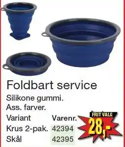 Harald Nyborg Foldbart service tilbud