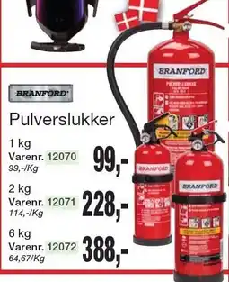 Harald Nyborg Pulverslukker tilbud