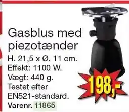 Harald Nyborg Gasblus med piezotænder tilbud