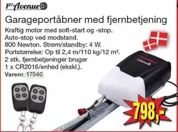 Harald Nyborg Garageportåbner med fjernbetjening tilbud