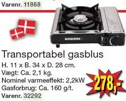 Harald Nyborg Transportabel gasblus tilbud