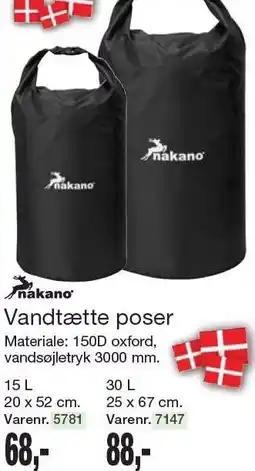 Harald Nyborg Vandtætte poser tilbud