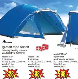 Harald Nyborg Iglotelt med fortelt tilbud