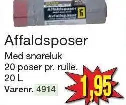 Harald Nyborg Affaldsposer tilbud