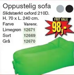 Harald Nyborg Oppustelig sofa tilbud