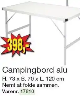 Harald Nyborg Campingbord alu tilbud