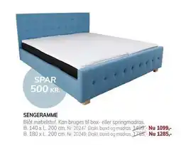 Daells Bolighus SENGERAMME tilbud