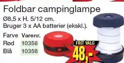 Harald Nyborg Foldbar campinglampe tilbud