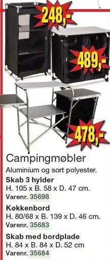 Harald Nyborg Campingmøbler tilbud