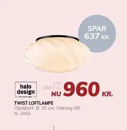Daells Bolighus TWIST LOFTLAMPE tilbud