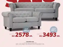 Daells Bolighus CHESTERFIELD SOFA tilbud