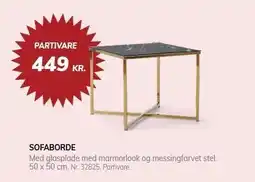 Daells Bolighus SOFABORDE tilbud