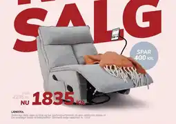 Daells Bolighus LÆNESTOL tilbud