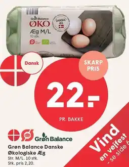 Grøn Balance Danske Økologiske Æg