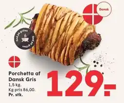 SPAR Porchetta af Dansk Gris tilbud