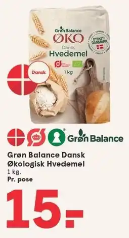 SPAR Grøn Balance Dansk Økologisk Hvedemel tilbud