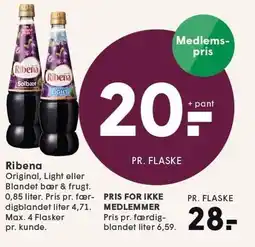 SPAR Ribena tilbud