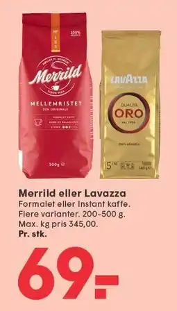 SPAR Merrild eller Lavazza tilbud