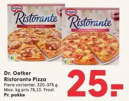 SPAR Dr. Oetker Ristorante Pizza tilbud