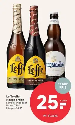 Leffe eller Hoegaarden