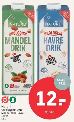 SPAR Naturli' Økologisk Drik tilbud