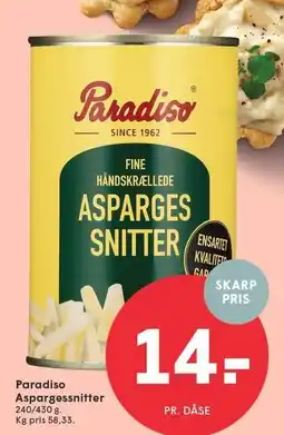 Paradiso Aspargessnitter