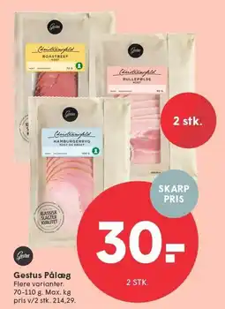SPAR Gestus Pålæg tilbud