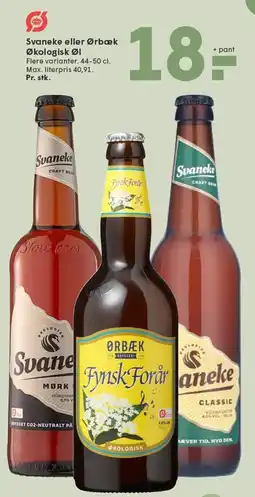 SPAR Svaneke eller Ørbæk Økologisk Øl tilbud