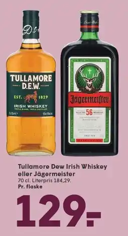 SPAR Tullamore Dew Irish Whiskey eller Jägermeister tilbud