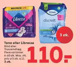 SPAR Tena eller Libresse tilbud