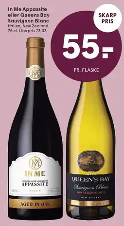 SPAR In Me Appassite eller Queens Bay Sauvignon Blanc tilbud