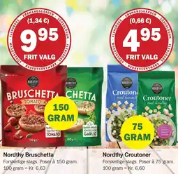 Købmandsgården Nordthy Bruschetta eller Croutoner tilbud