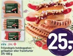 REMA 1000 Frilandsgris Hotdogpølser, grillpølser eller frankfurter 375-400 g tilbud