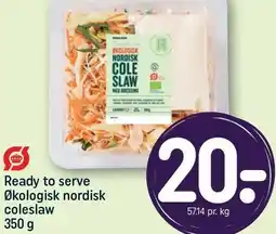 REMA 1000 REMA 1000 Ready to serve Økologisk nordisk coleslaw tilbud
