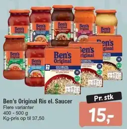 Fakta Tyskland Bens Original Ris el. Saucer tilbud